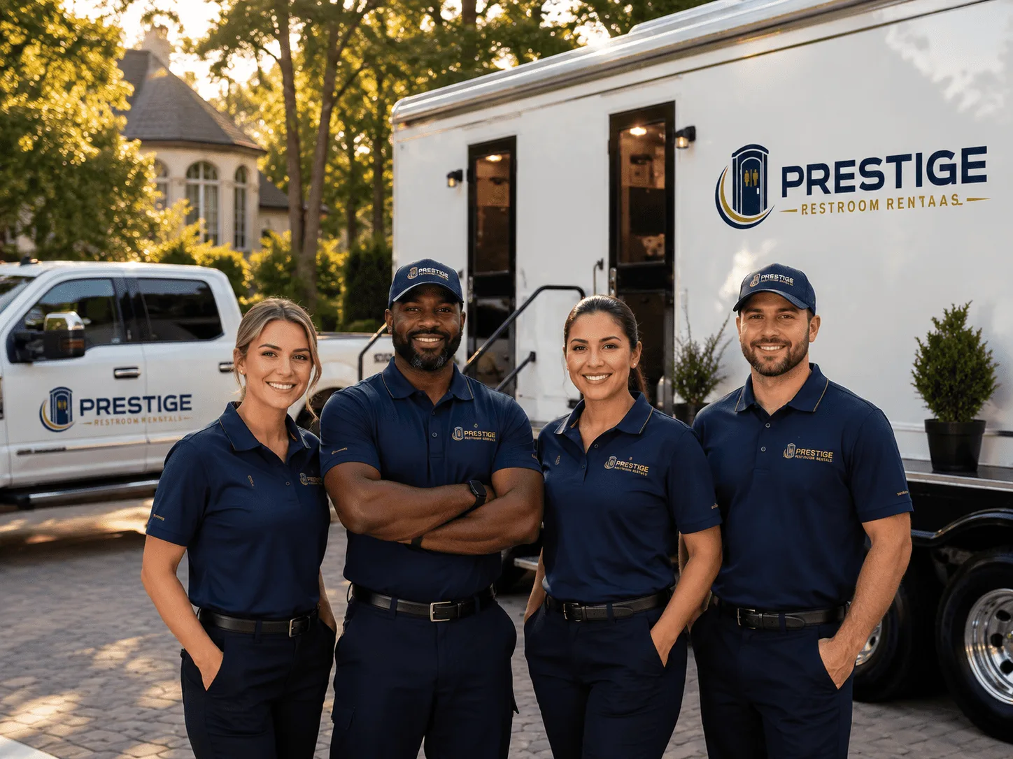 Trusted Luxury Portable Restrooms company in Amma, WV